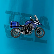 Cestovná enduro modrá