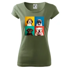 Psi šteňatá koláž