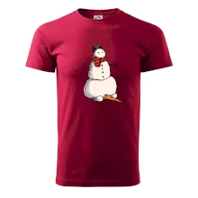 Snehuliak so spadnutým nosom