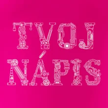 Steampunk vlastný nápis