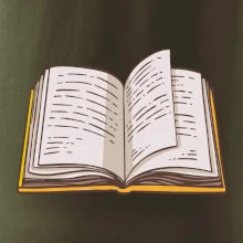 Kniha farebná otvorená Kniha farebná otvorená