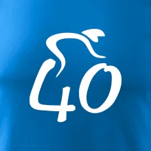 Cyklista oslavuje štyridsiatku (40)