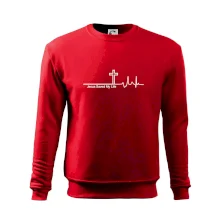 Jesus Saved My Life kríž ekg Jesus Saved My Life kríž ekg