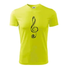 Husľový kľúč kreslený Husľový kľúč kreslený