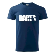 Darts - nápis so šípkarom