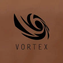Vortex logo jednofarebné Vortex logo jednofarebné
