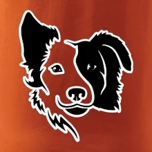 Border kólia obrys hlavy