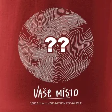 Vaše miesto - vrstevnice v kruhu