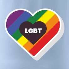 LGBT srdce dúhové