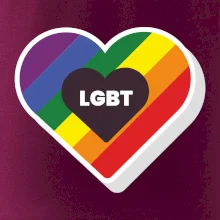 LGBT srdce dúhové