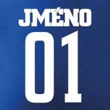 Futbalový dres - vlastné meno a číslo