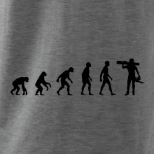 Evolúcia drevorubač - píla a kmeň