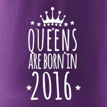 Queens are born in 2016