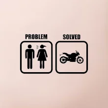 Problém cestná motorka