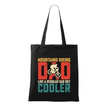 Mountain biking dad like a regular dad