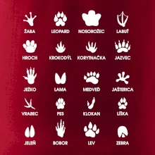 Zvieracie stopy - názvy