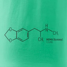 Molekulárna štruktúra MDMA Extáza