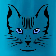 Mačka hlava skica Mačka hlava skica