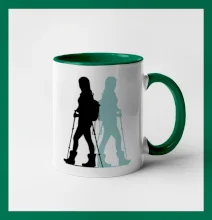 Nordic walking figúry - žena