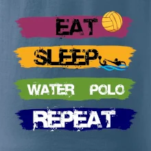 Eat sleep watter polo farebné