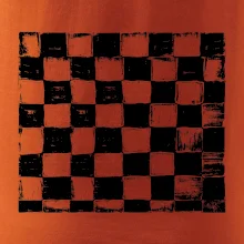 Šachovnica čierna kreslená