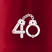 Narodeninové tričko pre policajta - putá 40