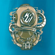 Starý potápačský skafander