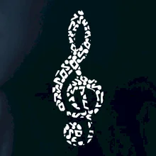 Husľový kľúč z nôt