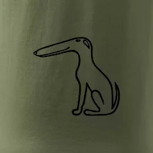 Barzoj obrys čierny