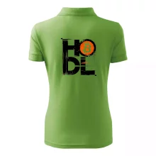 Hodl velký nápis a logo BTC