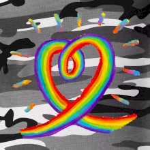 Srdce pride dúha kreslená Srdce pride dúha kreslená