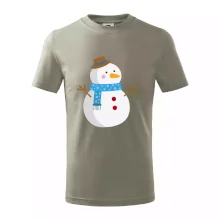 Snehuliak so šálom