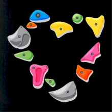 Lezenie na stene - srdce