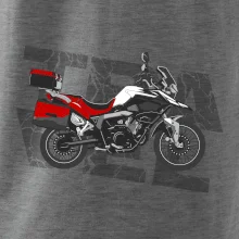 Cestovná enduro červená Cestovná enduro červená