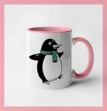 Tučniak so zeleným šálom