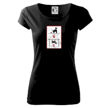 Tričko pre odporcov sraní na chodníku