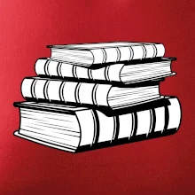 Knihy čiernobiele na sebe