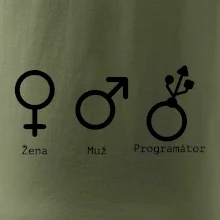 Muž žena programátor