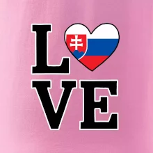 Love Slovenská vlajka