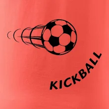 Kickball nápis šikmo