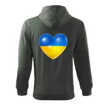 Ukrajina srdce vlajka Ukrajina srdce vlajka