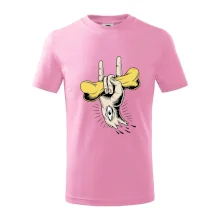 Rocková ruka kosť a oko