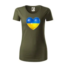 Ukrajina srdce vlajka Ukrajina srdce vlajka