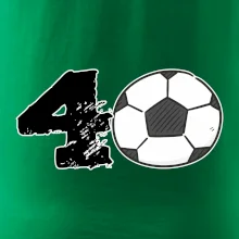 Futbal okrúhle narodeniny 40 Futbal okrúhle narodeniny 40
