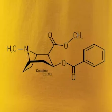 Molekulárna štruktúra Cocaine Kokaín
