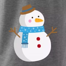 Snehuliak so šálom