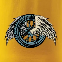 Moto koleso s krídlami