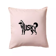 Husky nápis v tele
