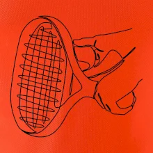 Tenisová raketa jedným ťahom