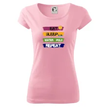 Eat sleep watter polo farebné